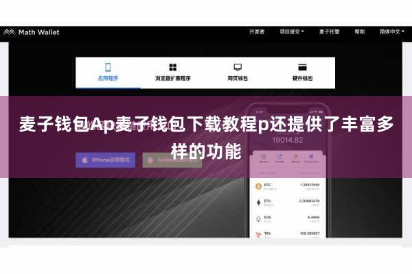 麦子钱包Ap麦子钱包下载教程p还提供了丰富多样的功能