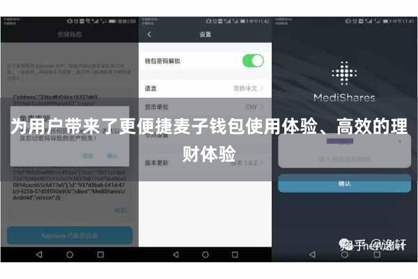 为用户带来了更便捷麦子钱包使用体验、高效的理财体验