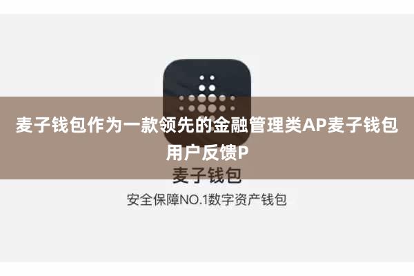 麦子钱包作为一款领先的金融管理类AP麦子钱包用户反馈P